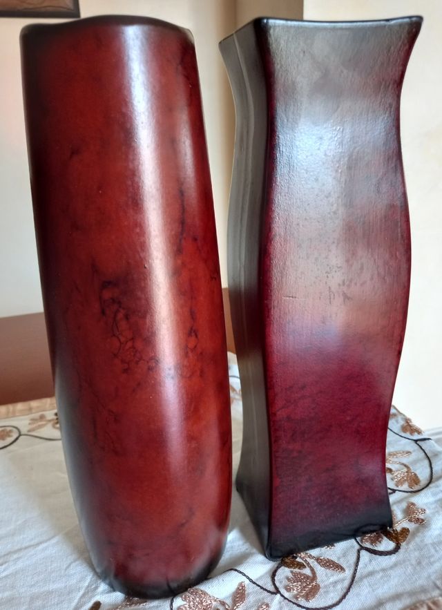 Jarrones de cerámica pareja