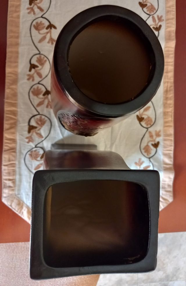 Jarrones de cerámica pareja