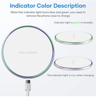 Cargador inalámbrico 15W