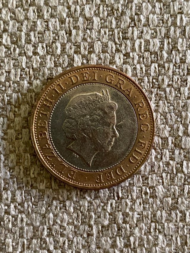 Moneda Moneta two pound UK 1998 2 sterline inglesi
