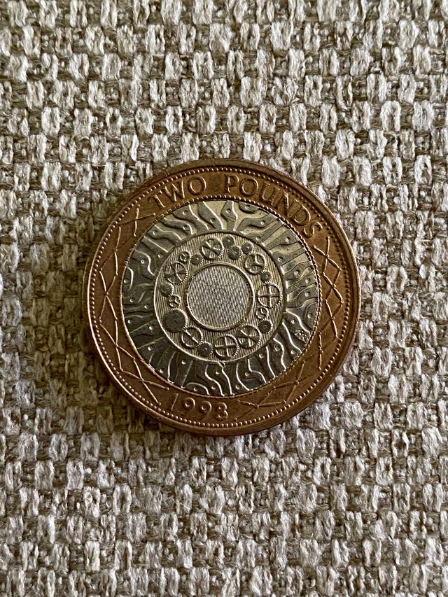 Moneda Moneta two pound UK 1998 2 sterline inglesi