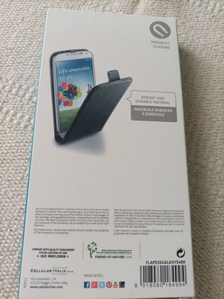 Cellularline Flap Essential Case Samsung S4 Cover