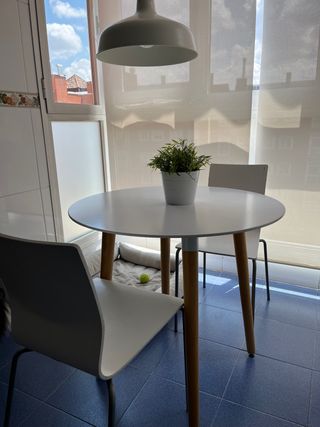 Conjunto mesa y sillas