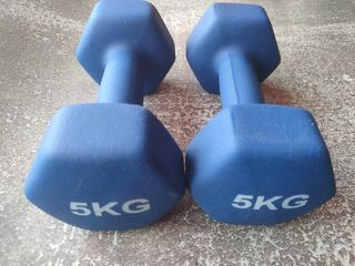 Par de pesas de 5kg cada una