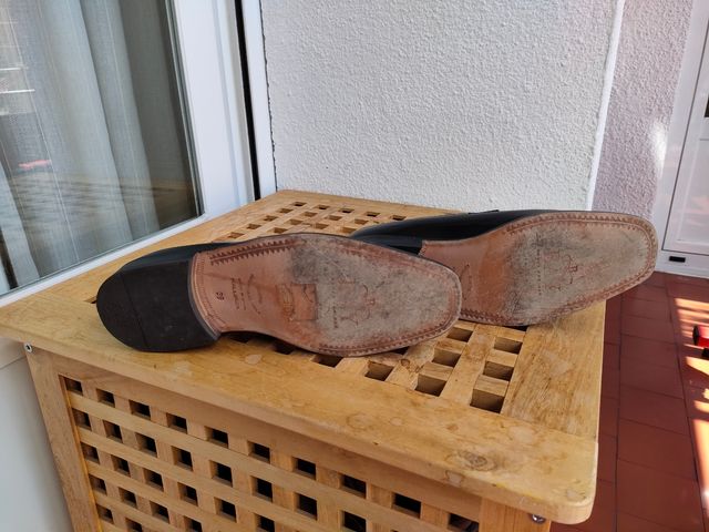 zapatos de piel caballero