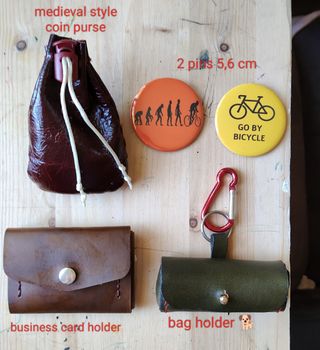 set oggetti in pelle e cuoio