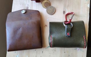 set oggetti in pelle e cuoio