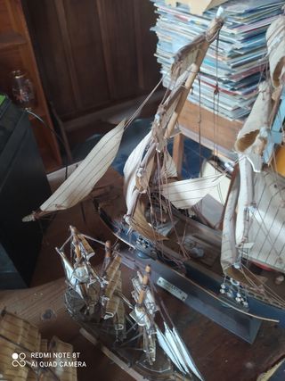pequeñas maquetas barco