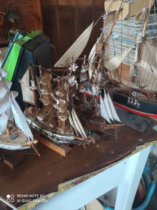 pequeñas maquetas barco