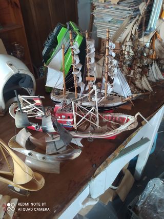 pequeñas maquetas barco