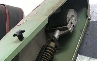 Brazo tensor lijadora banda (+ protector y polea)