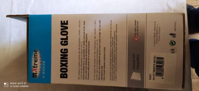 Boxing glove parking mote nunchuck controller