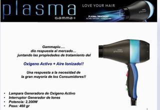 Gammapiu New Secador Plasma "AntiBacteriano"
