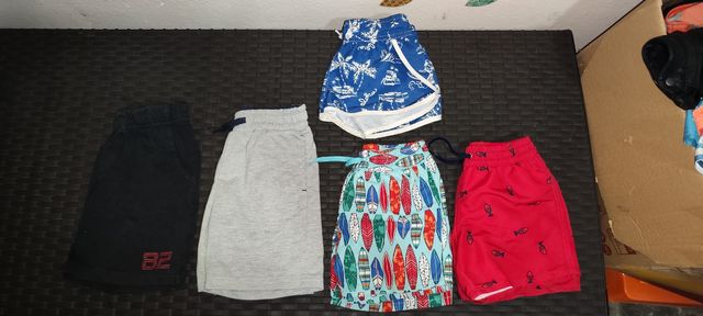 patalon corto deportivo verano y bañadores niño