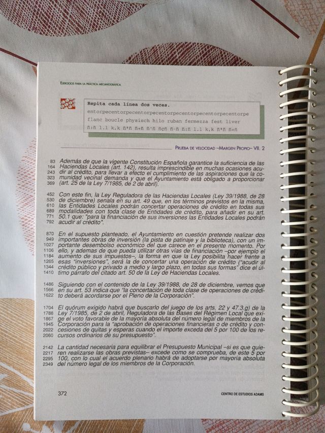 Mecanografía Editorial Adams