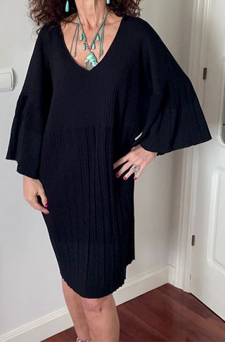 Vestido negro de Purificación García