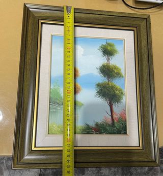 Cuadro lámina pintada