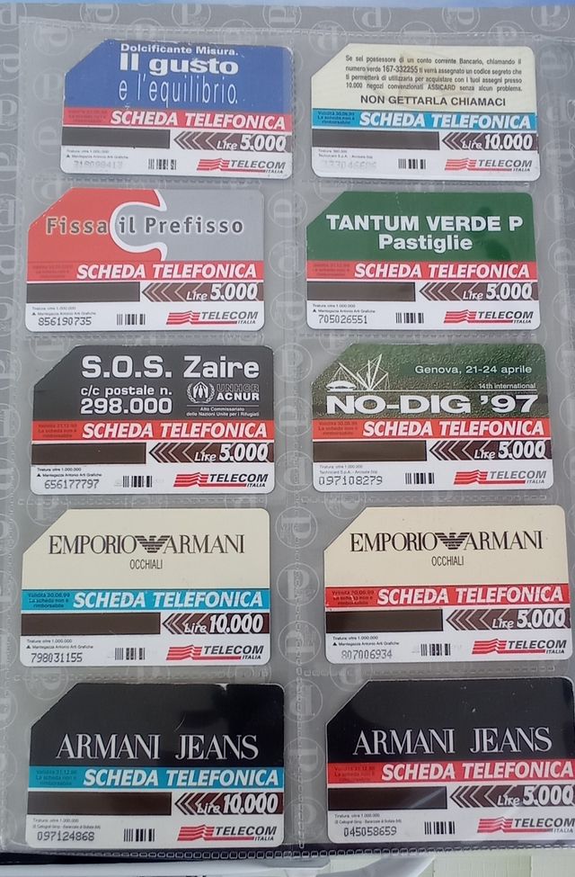 schede telefoniche