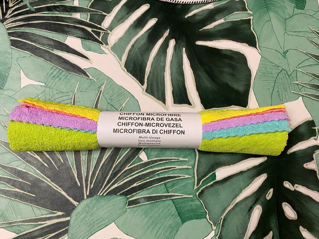 Set di 5 panni in microfibra nuovi