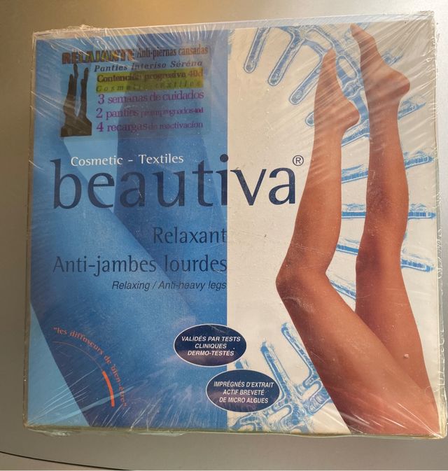 Medias panty 2 pares con tratamiento Beautiva