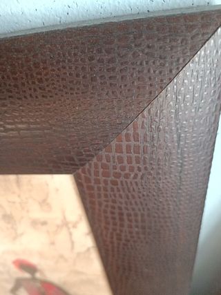 2 Cuadros África, con cristal, marco madera deco