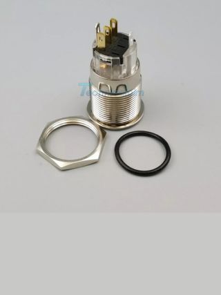 Pack 2 Botão on/off com led azul