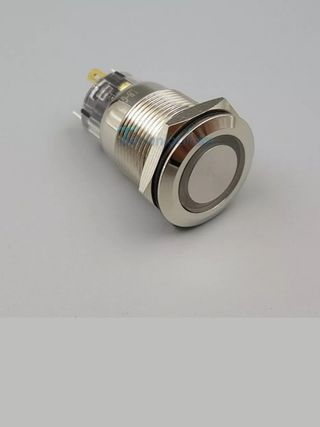 Pack 2 Botão pressão com led azul