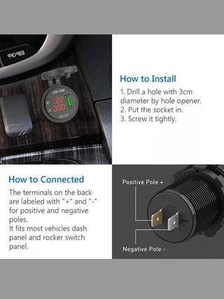 Pack 2 Carregador 1 USB automóvel