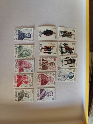 57 sellos España. Motivos diversos. Año 1978.