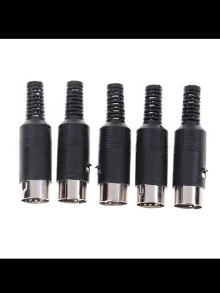 Pack 4 Conector Macho 5 pinos