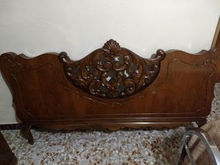 cabecero vintage o pié de cama antiguo
