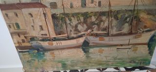 Cuadro al oleo sobre tabla