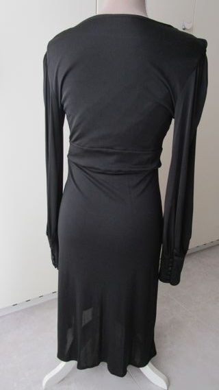Vestido de fiesta negro elástico