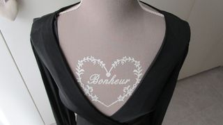 Vestido de fiesta negro elástico