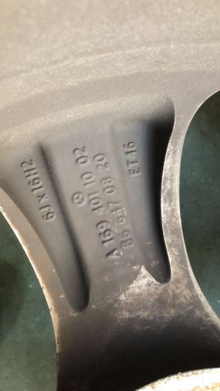 Llantas mercedes en 16"