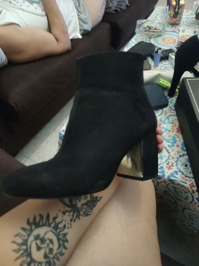 Botines de tacon