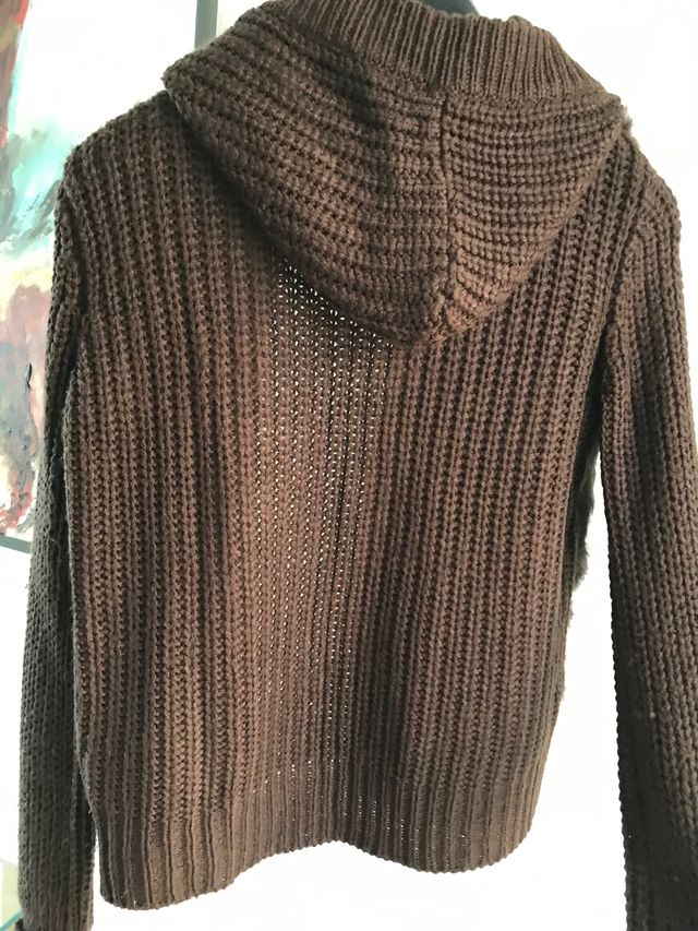 Chaqueta de lana y piel de Hope color marrón 