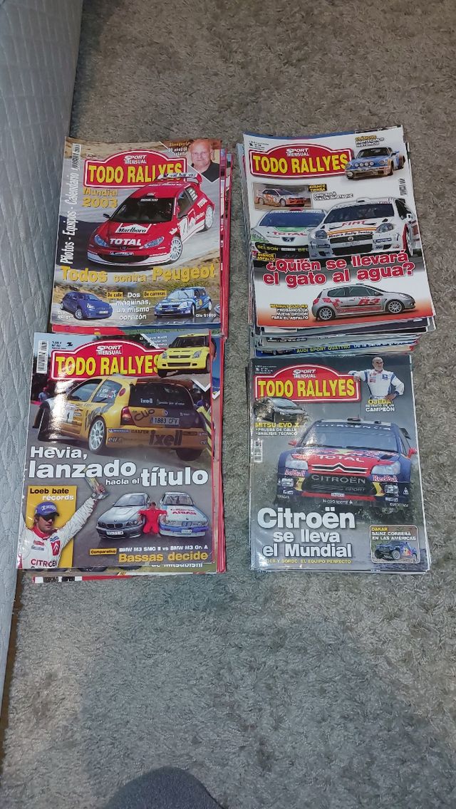SE VENDEN REVISTAS TODO RALLYES