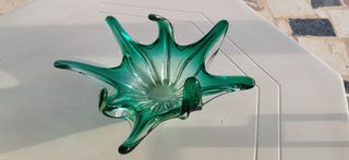 Centro de mesa cristal de murano 