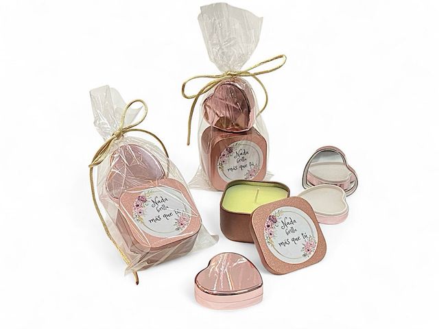 vela con mensaje y balsamo regalos boda bautizo