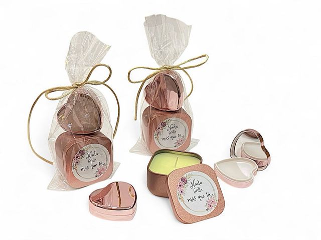 vela con mensaje y balsamo regalos boda bautizo