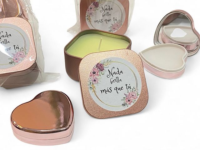 vela con mensaje y balsamo regalos boda bautizo