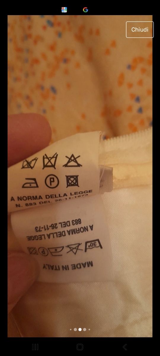 Vestito da sposa 100% seta