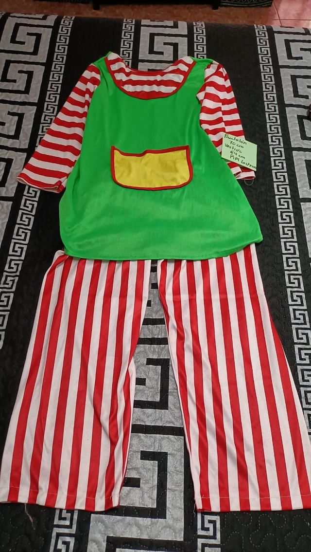disfraz pipi o payaso