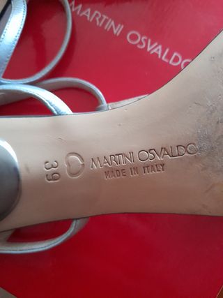 Sandalias de mujer. Número 39. Martini Osvaldo.
