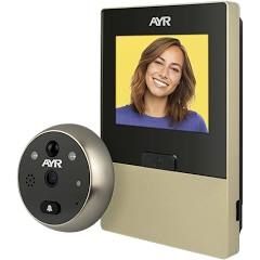 Mirilla digital wifi AYR Níquel satinado