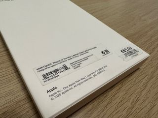 Funda de piel original naranja iPhone 12 Pro Max