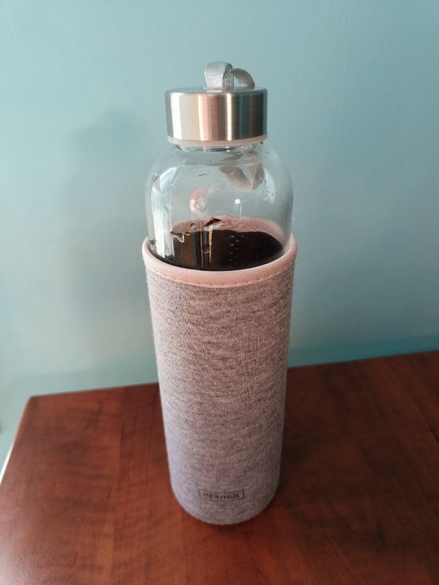 Botella agua cristal