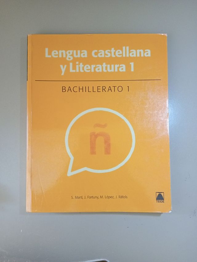 Lengua Castellana y Literatura 1 Bachillerato