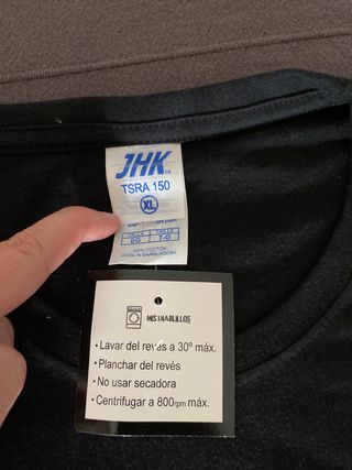 Camiseta Nueva de algodón T/XL con etiqueta 